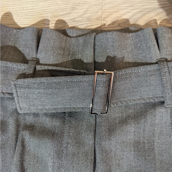 ARITIZA Babaton Power Pants High Waisted Belt Wide leg Pockets Size 6 - Picture 7 of 13